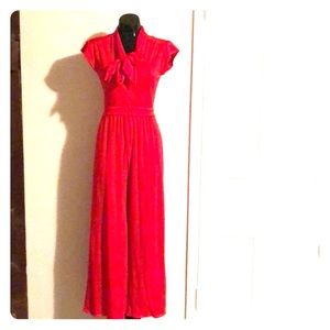 Vintage red romper
